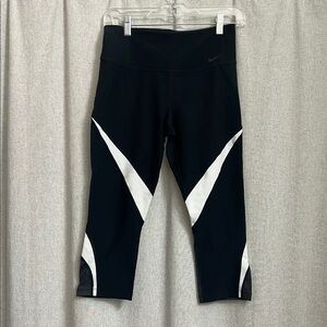 Nike Black and White Athletic Leggings